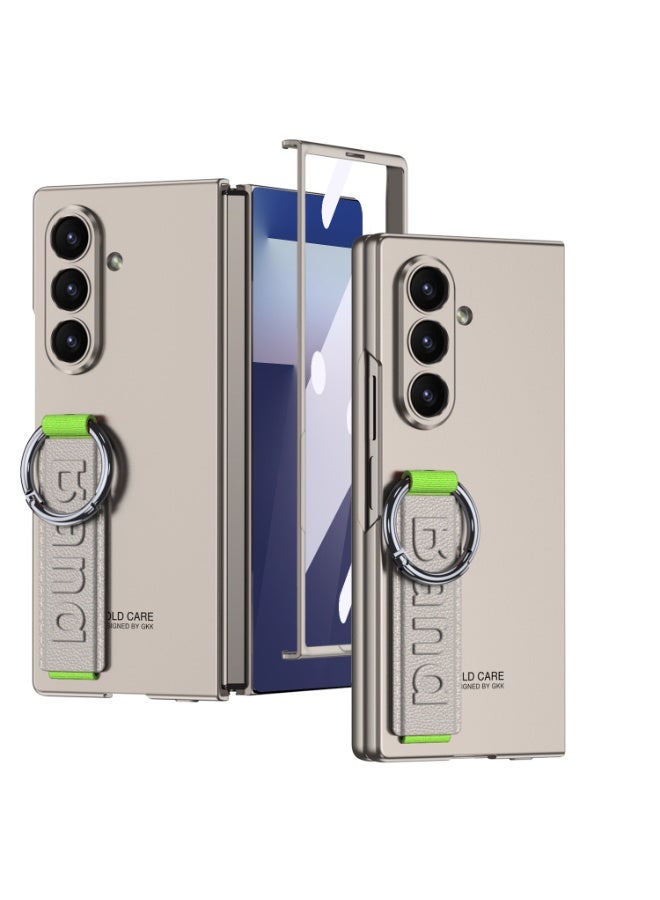 general Galaxy Z Fold 7 Compatible with Mag-Safe, Built-in Screen Protector,Wristband ring,Ultra Thin Matte PC Protective Cover Shockproof Protective Case for Samsung Galaxy Z Fold 7 - Image 1