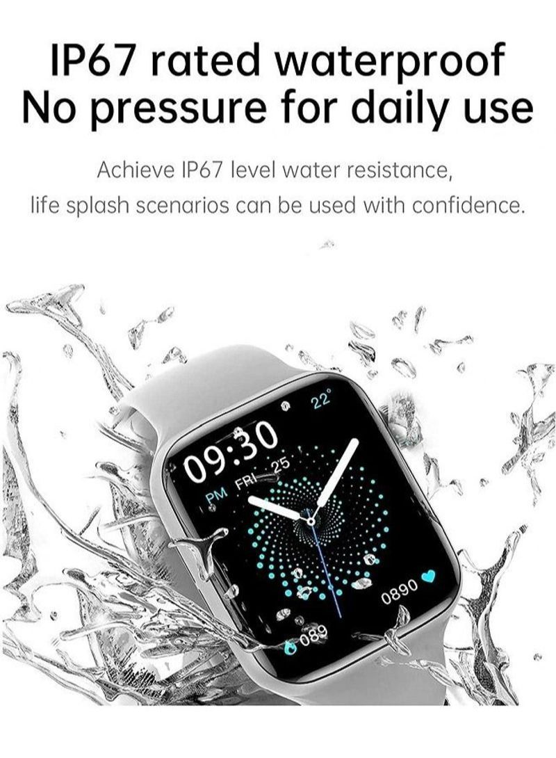 NIBEMINENT HW22 Pro Smart Watch Sport Bluetooth Call Waterproof Grey - Image 2