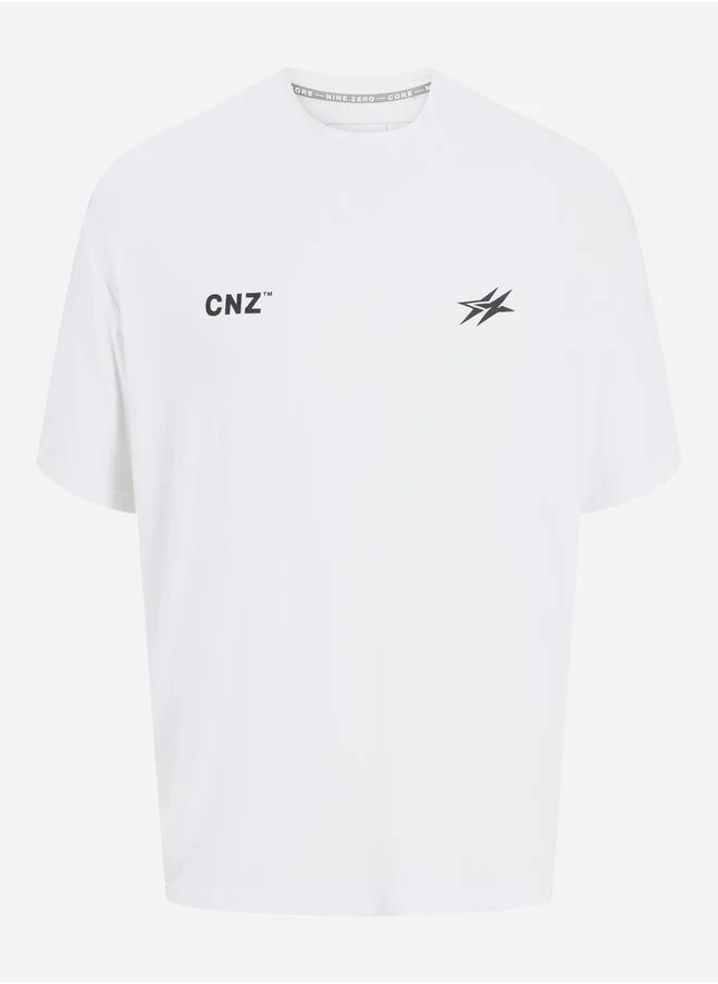 جاك اند جونز Graphic Print Crew Neck T-Shirt