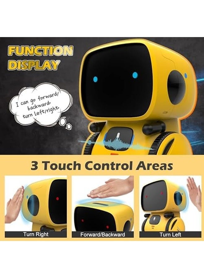 سكاي تاتش لعبة روبوت ناطق ذكي للأطفال – رفيق تفاعلي يتحكم بالصوت مع مستشعر لمس، مزوّد بوظائف الغناء والرقص والترديد. - Image 4