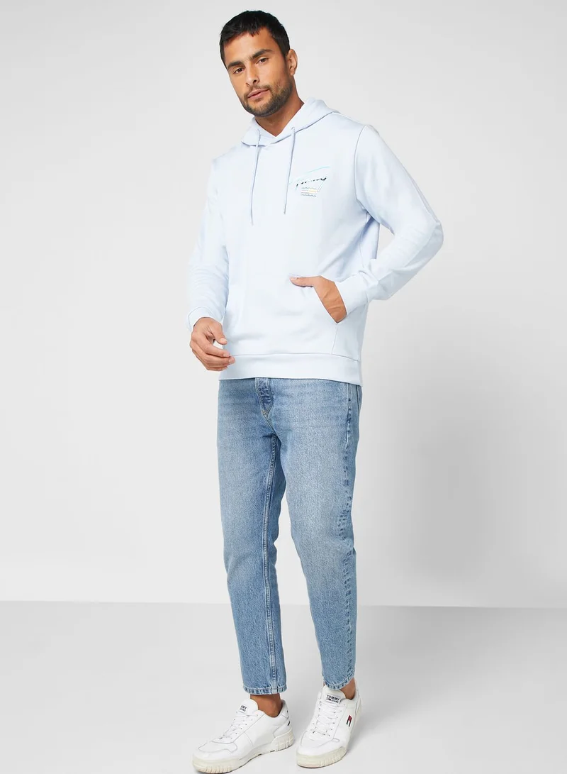 TOMMY JEANS Text Print Hoodie