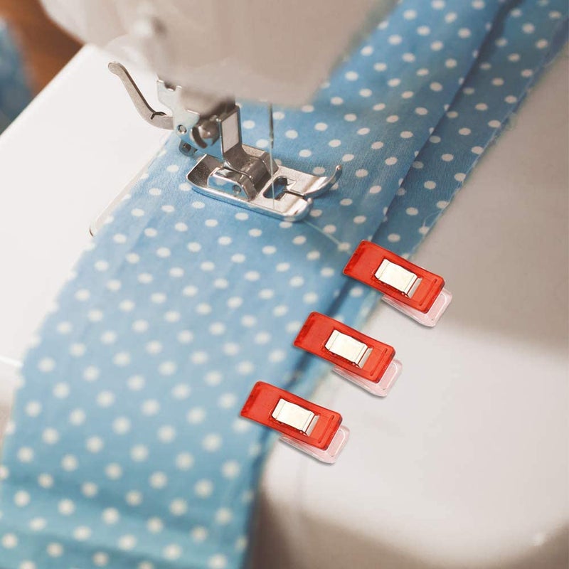 Sichumaria 50 Pcs Sewing Clips Multi-Color For Sewing Craft Clamps Crochet And Knitting All Purpose For Quilting Binding Clips Fabric Clips Blinder Clips Photo Hanging Clips - Image 4