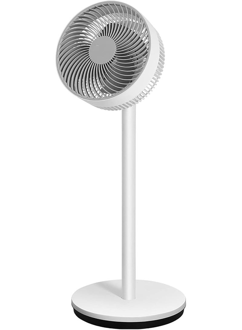 Silent Air Circulation Fan with 3 Speed Settings – Pivoting Floor Fan with Removable Base, Whisper-Quiet Pedestal Fan for Home, Office, Bedroom & Living Room Cooling  - Image 1