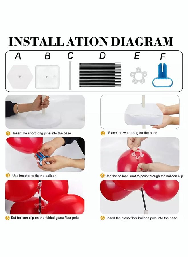 Balloon Arch Kit Balloon Arch Stand with Base Adjustable Arch for Wedding Baby Shower Birthday Party Supplies Halloween Decorations  - Image 4