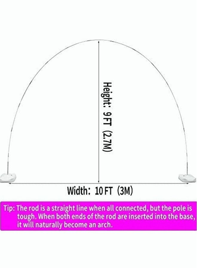 Balloon Arch Kit Balloon Arch Stand with Base Adjustable Arch for Wedding Baby Shower Birthday Party Supplies Halloween Decorations  - Image 5