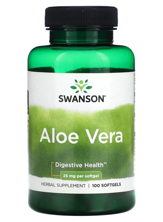 Aloe Vera 25 mg 100 Softgels