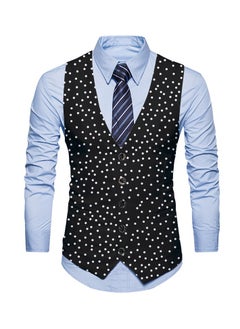 KUYING New Fashionable Personalized Printed Men's Suit Vest  - Image 1