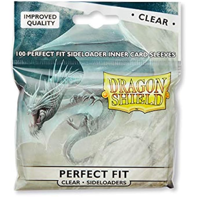dragon shield SLEEVES: - STANDARD - PERFECT FIT - SIDE-LOADING (X100) - Image 1