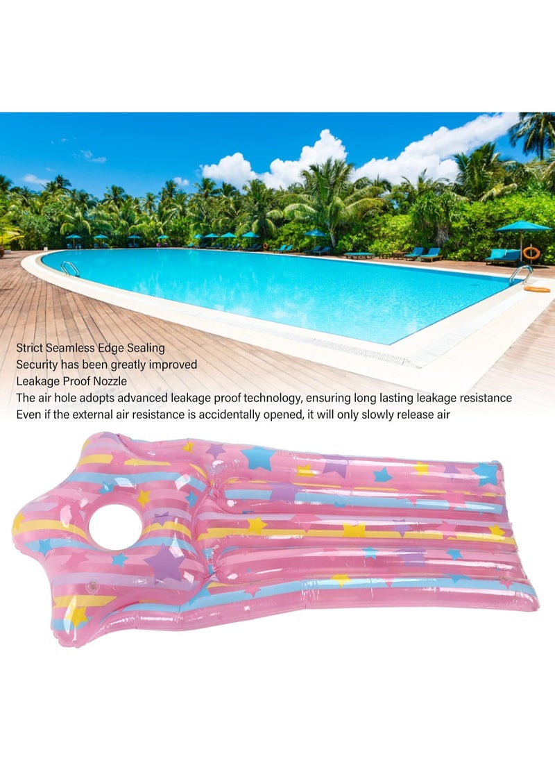 Inflatable Pool Float, Large Pool Float for Swimming Pool and Sun Tan, for Holidays, Lake and Summer Parties 130*60cm