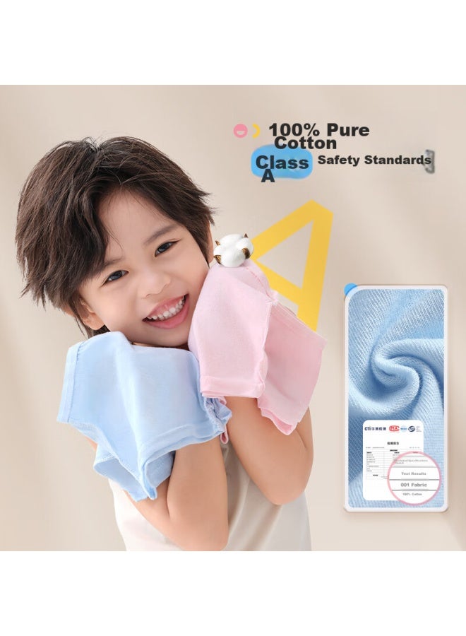 Free Go Freego Children's Disposable Underwear, Pure Cotton, Boys' Elementary School Students, Colorful Boxer Briefs, No-wash Sterilized, Travel, 10 Pieces, Size L - Image 2