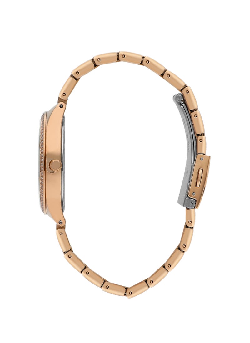 Lee Cooper - Women's Analog Round Shape Metal Wrist Watch LC07863.430 - 36 Mm - Image 1