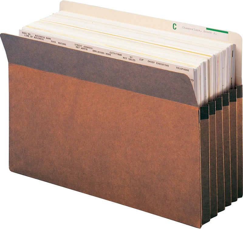 Smead Smead File Pocket StraightCut Tab 514 Expansion Legal Size Redrope 10 per Box 74234  - Image 4