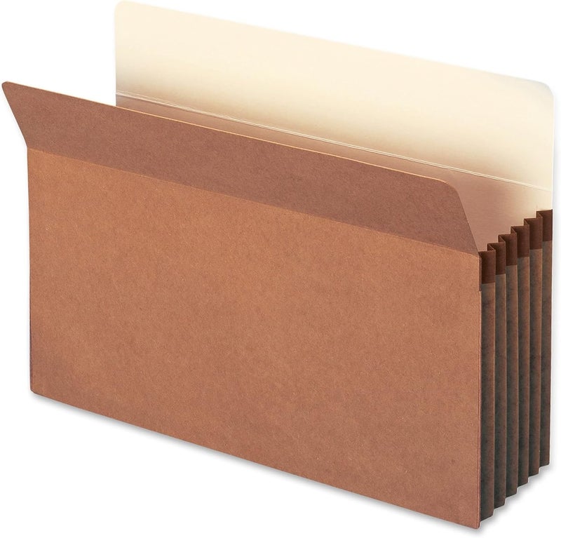 Smead Smead File Pocket StraightCut Tab 514 Expansion Legal Size Redrope 10 per Box 74234  - Image 1