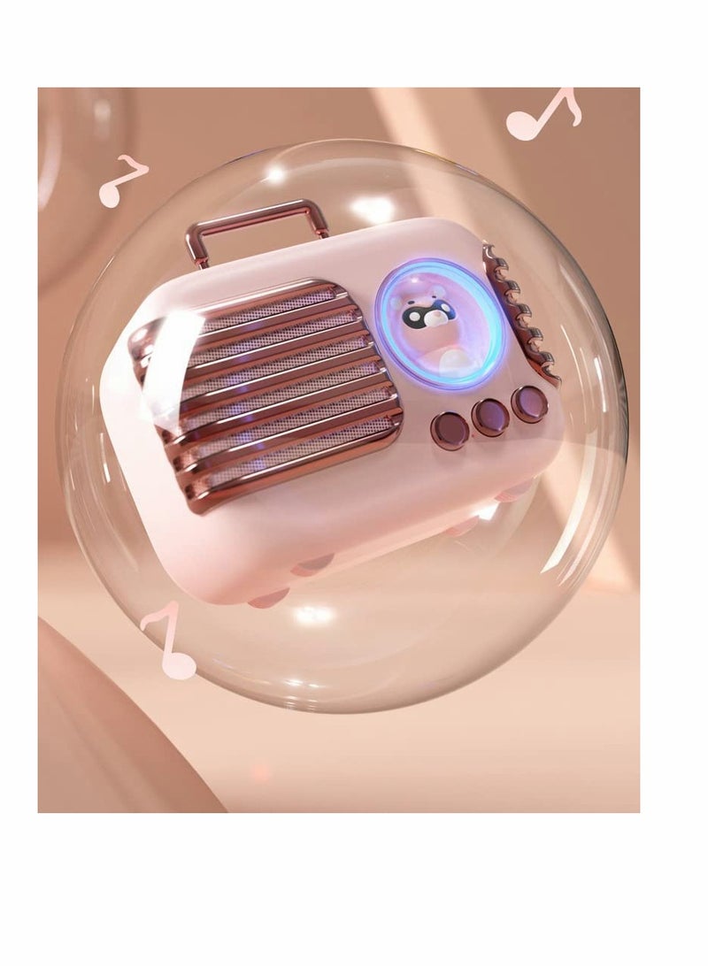 KASTWAVE مكبر صوت بلوتوث، مكبر صوت بلوتوث محمول لاسلكي بتصميم عتيق مع ميكروفون مدمج، TF، مكبر صوت صغير عتيق لملحقات المطبخ والمكتب وغرف النوم للحفلات في الهواء الطلق لأجهزة أندرويد وآي أو إس - Image 2
