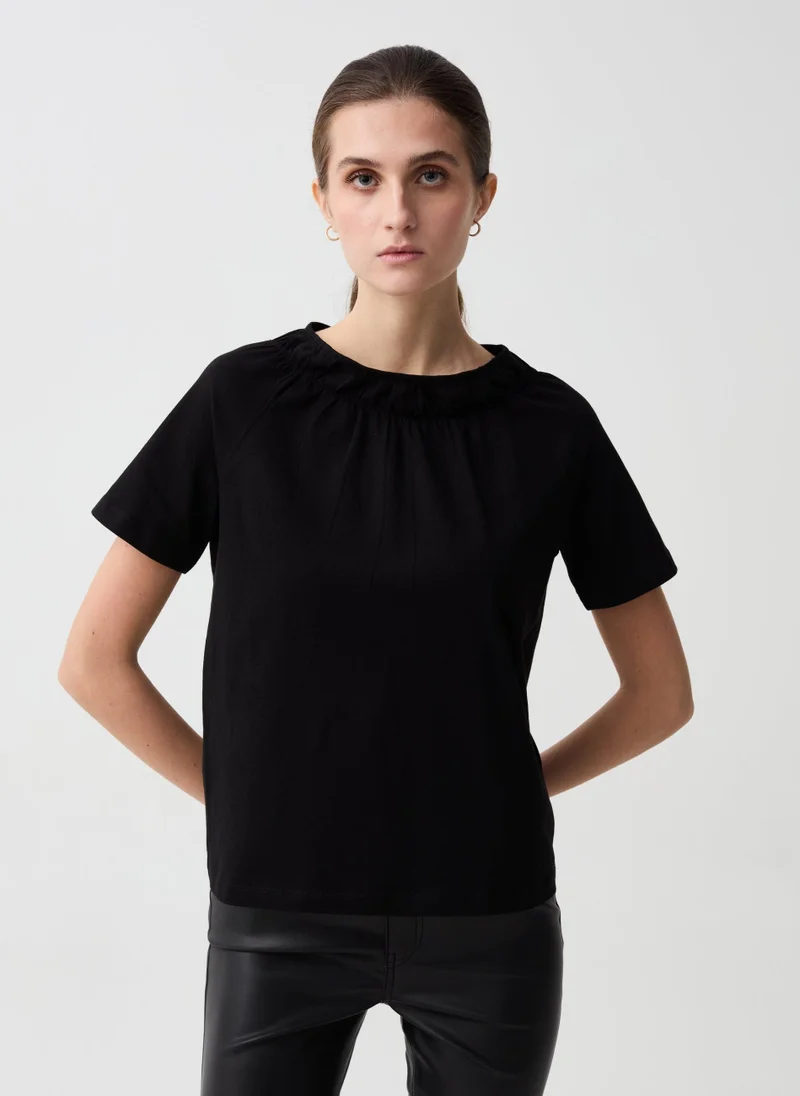 Ovs Ovs T-Shirt Ss W Dark Black