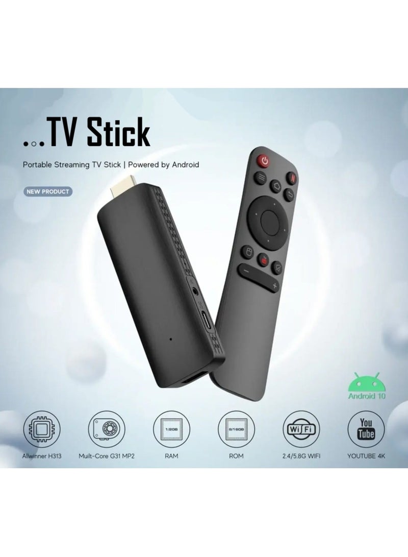 TV Stick with Android 10 System, Built-in Chromecast, 4K Resolution, 2 GB RAM and 8 GB ROM memory space - Image 4