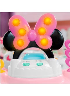 Bright Starts Bright Starts Disney Baby Minnie Mouse Forever Besties Baby Activity Center Jumper with 10 Toys, Lights & Sounds, 360-Degree Seat, 6-12 Months (Pink)  - Image 5