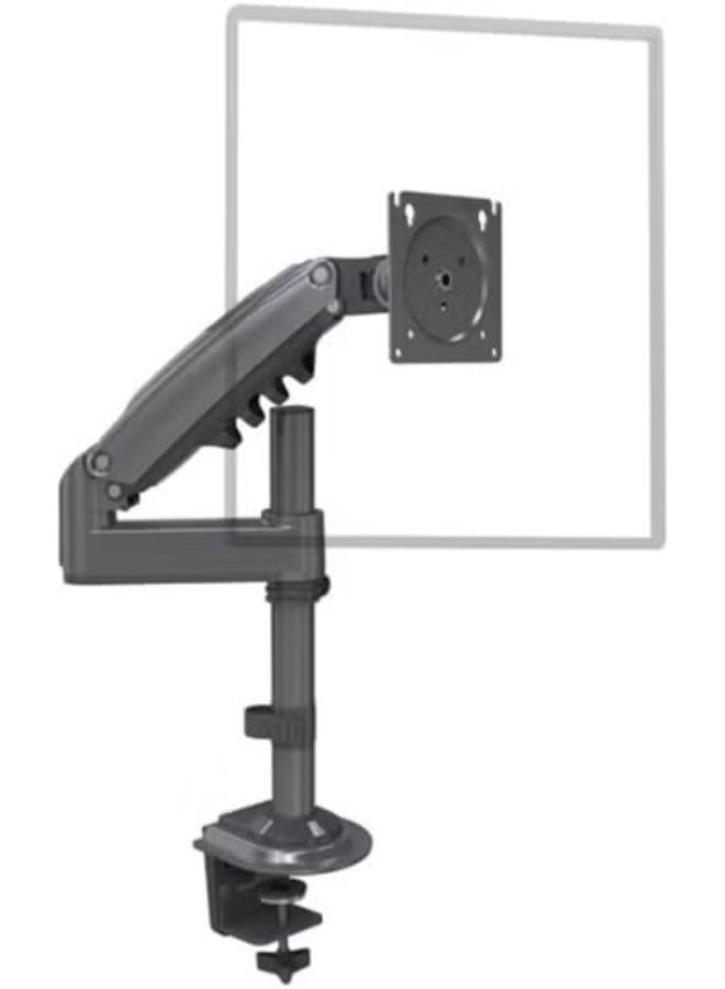 Professional Monitor Arm Stand – Gas Spring Lift Arm for 17” to 30” Screens – Full Motion, Shock Absorber, VESA Compatible Desk Mount - Image 4