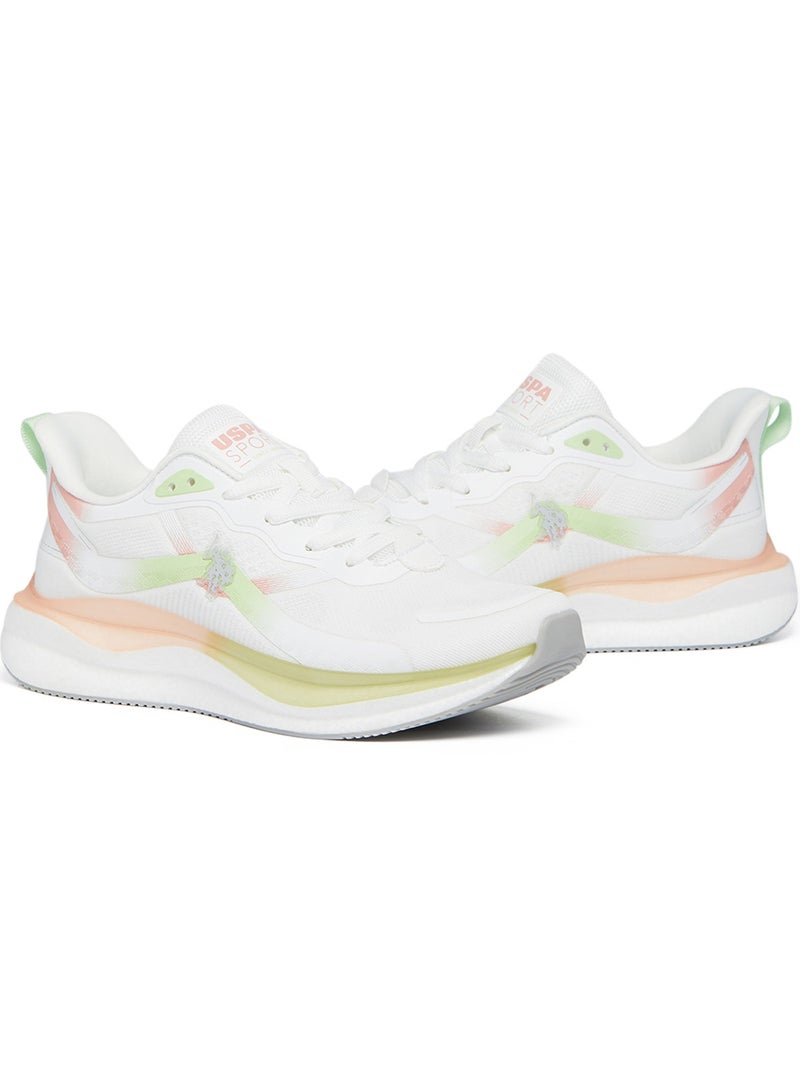 U.S. Polo Assn. Women's White Low-Top Limited Edition Ramadan Exclusive Sneakers – Luxe Shine, Effortless Elegance!  - Image 3