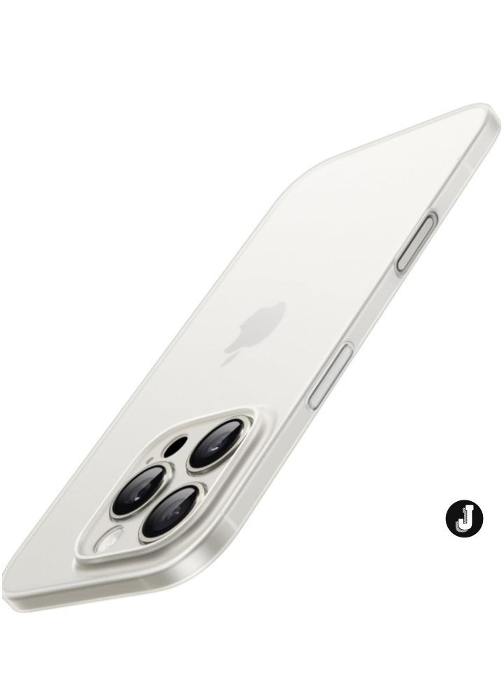 JAJEEK "Ultra-Slim 0.35mm Case for iPhone 16 Pro (6.3 Inch) – Lightweight Matte Finish, Full Camera Protection, Minimalist Hard Shell (Natural Titanium)" - Image 1