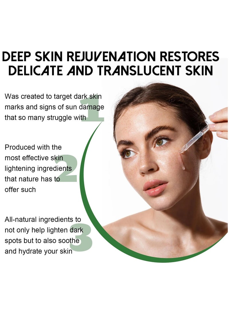 EELHOE Face Aging Serum, 30ml Moisturizing Face Essence, Natural Licorice Root Extract Brightening Face Oil, Anti Wrinkles Face Serum For Skin Brightening, Wrinkle Removal And Pore Shrinking - Image 4