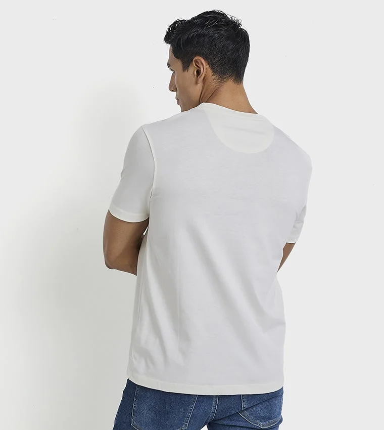 Ben Sherman  Ben Sherman Men's Crew Neck Short Sleeve Graphic T-Shirt for Men | Best Price UAE