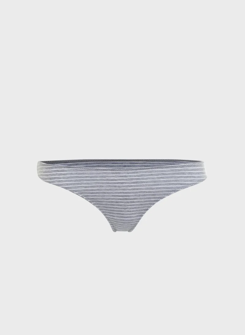 FOREVER 21 Striped Thong