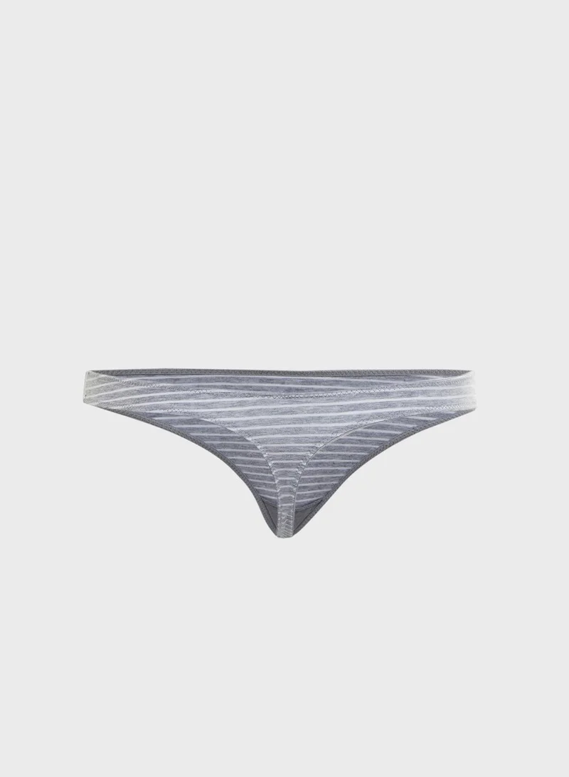 FOREVER 21 Striped Thong