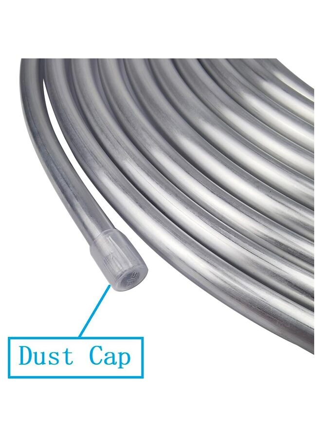 Generic 3/8 Fuel Line, 3003 Grade Aluminium Tubing for Brake Line, Metal Coiled Gas Line, Refrigeration (Material : 16FEET)  - Image 3