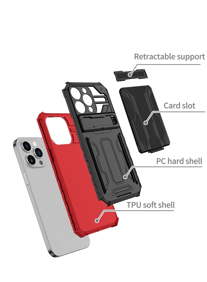 GULFLINK Back Cover Phone Protect Case For iphone 14 pro max Red - Image 3