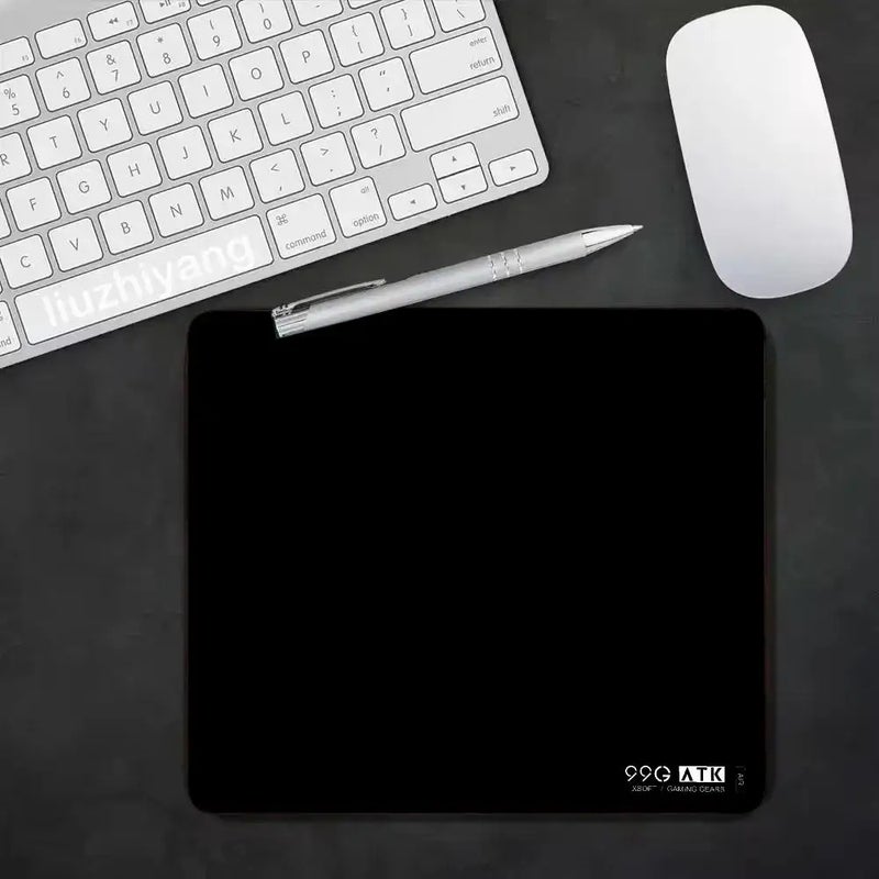 ATK XSoft Gaming Mouse Pad, Small 45x40 Desk Mat, Non-Slip Stitched Edge, for Keyboard and Esports - Image 1