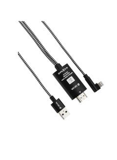 Devia EC083 Storm Series HDMI Cable, HDMI to Lightning, 1080p HD, No Lag, 2m, Black - pzsku/Z1C4990B3D009390ECCE0Z/45/_/1721632120/8f3340e6-6f98-4d3f-a9e5-5f2772523946