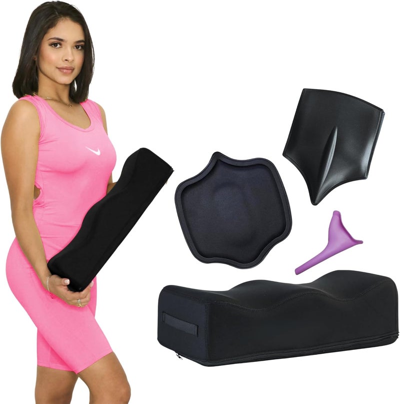 bombshell booty pillow وسادة BBL بعد الجراحة، وسائد رفع ناعمة مع لوح ليفو، وسادة للردف مع لوح بطن بعد جراحة شفط الدهون، وسائد ليفو للردف لوازم ما بعد جراحة BBL - Image 1