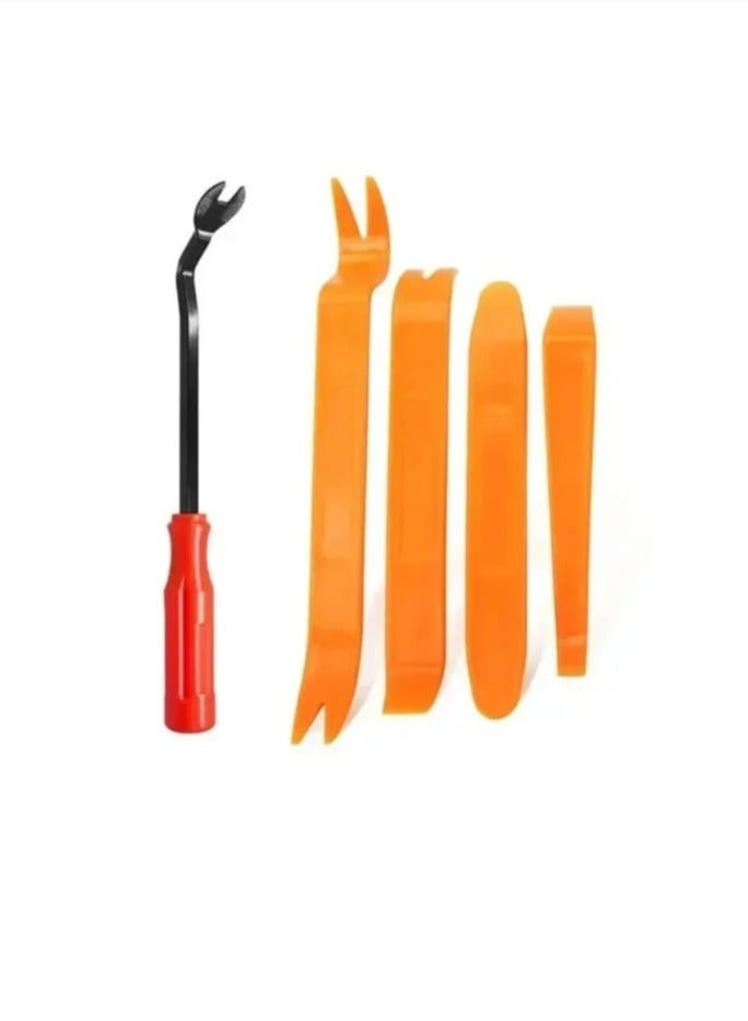 Generic 5-Piece Auto Trim Removal Tool Set, No Scratch Removal Tool Kit, Trim Removal Tool Set for Car Audio, Door Panel, Window  - Image 2