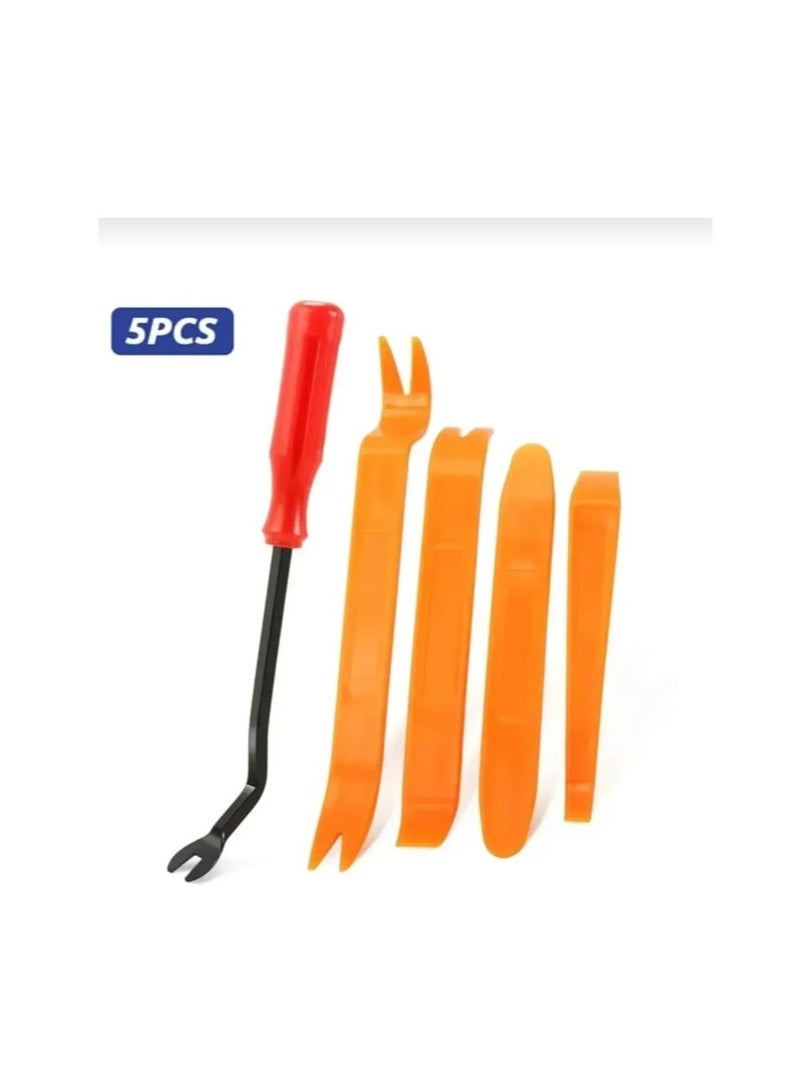 Generic 5-Piece Auto Trim Removal Tool Set, No Scratch Removal Tool Kit, Trim Removal Tool Set for Car Audio, Door Panel, Window  - Image 1