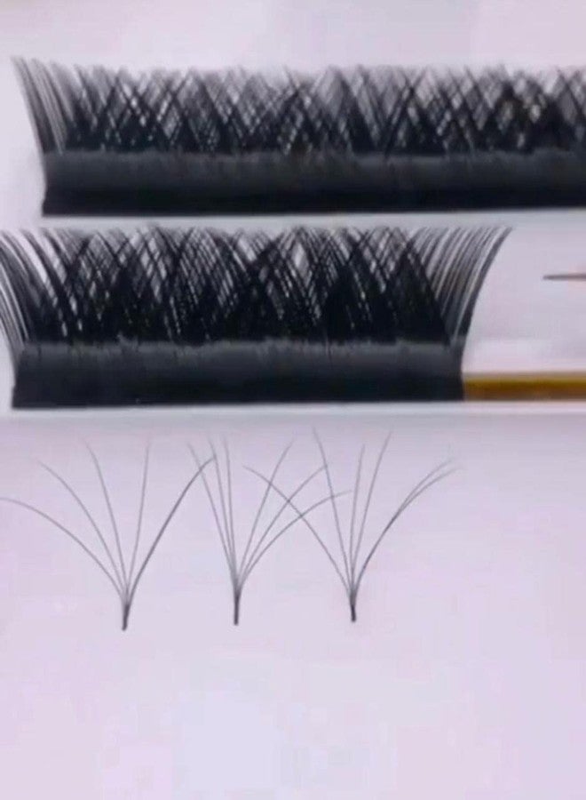 بيد مستلزمات وصلات الرموش من BID YY، رموش y lash 0.07mm، رموش جاهزة رباعية الأبعاد سهلة التفرع، رموش روسية كثيفة، رموش صناعية من المنك غير لامعة، 12 صفًا، رموش متقاطعة مروحية (YY D0.07 9mm) - Image 4