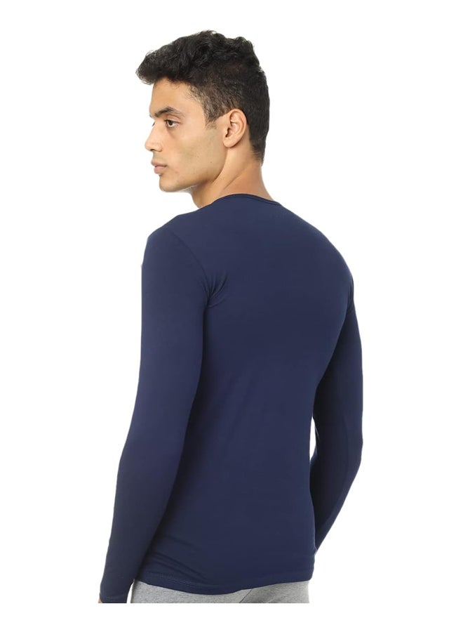 COTTONIL Cottonil Under Shirt Long sleeves O Nick For Men