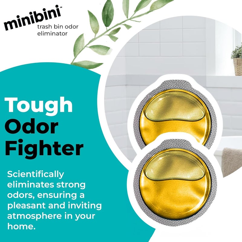 Flint MiniBini Odor Eliminating Device, 30 Day Kitchen, Bathroom, and Garbage Can Deodorizer with Fresh Lemon Scent - Image 2