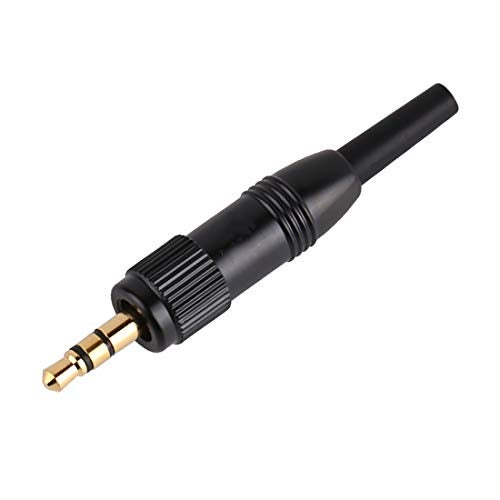 CANFON 3.5mm (1/8 Inch) TRS Male Screw Lock Stereo DIY Connector Audio Adapter Compatible with Sennheiser Sony Saramoinc BOYA Comica Lavalier Microphone（3mm） - Image 1