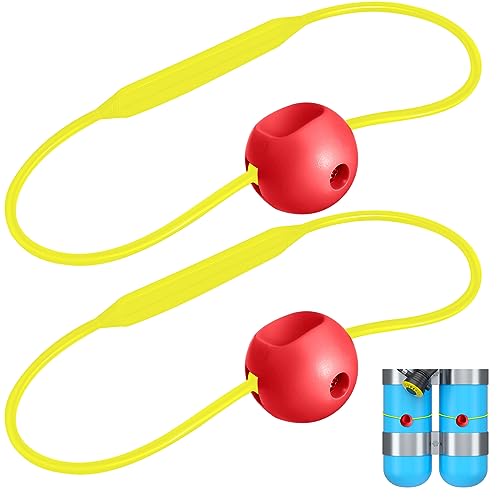 Woanger 2 Pcs Tank Banger Underwater Signal Device Cylinder Diving Tank Accessories for Divers Noise Maker (Yellow and Red) - Image 1