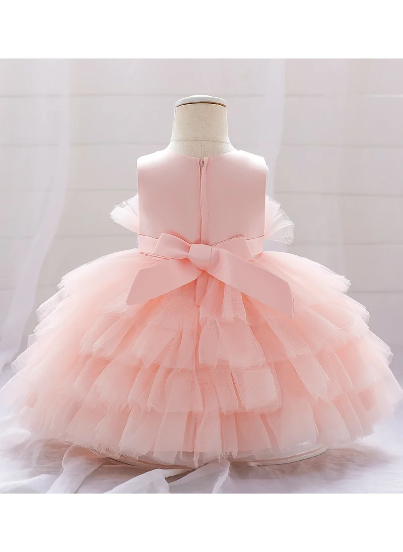 D'Daniela Fluffy Party Dress "Juliet" Light Pink