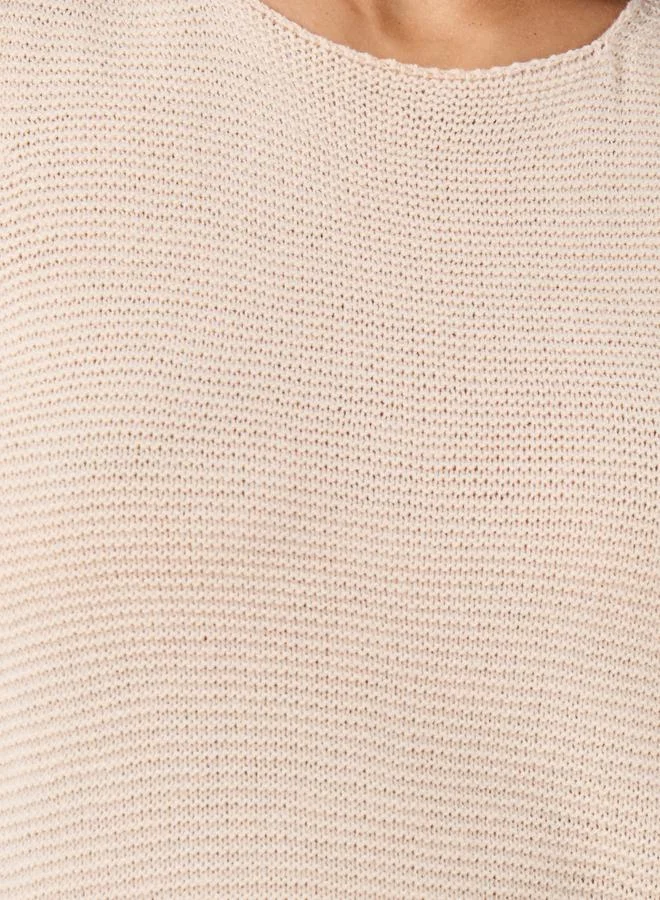 Styli Sleeveless Round Neck Knitted Top