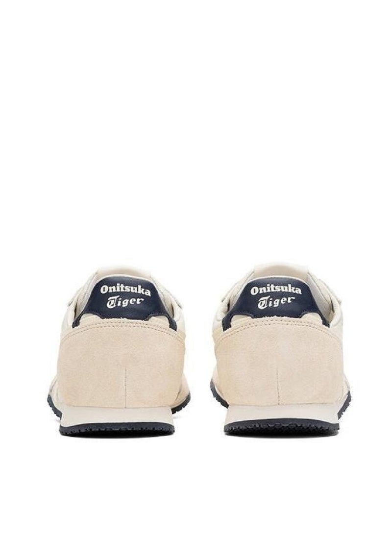 Serrano Men And Women Causal Athlesiure Colorblock Sneakers Beige