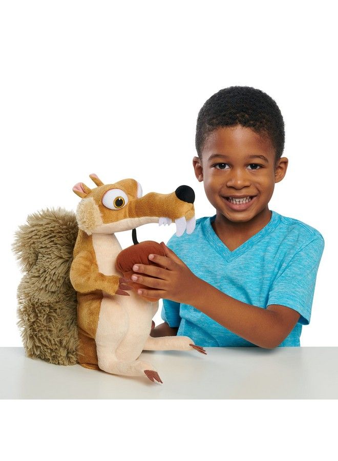 Just Play Ice Age Goin Nuts Scrat Plush Ice Age 4 Goin Nuts Scrat Feature Plush Brown