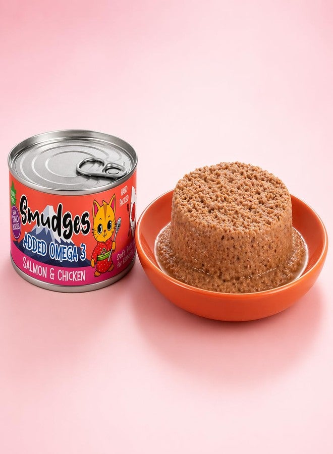 Nutra Pet Smudges Kitten Salmon Pate Mixed with Shredded Chicken (Pack of 3) - Image 2