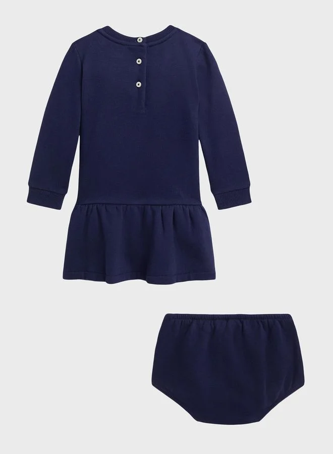 POLO RALPH LAUREN Kids Bearfleece Sweat Dress