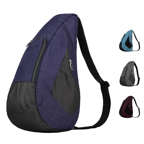 AmeriBag 19" Crossbody Sling Traveler Healthy Back Bag (Blue Night) - Image 1