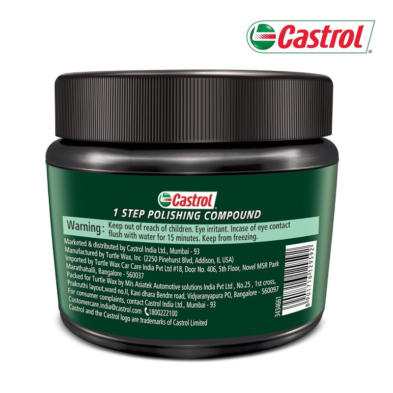 Castrol كاسترول مركب تلميع بخطوة واحدة للسيارات (100غ) | يزيل الخدوش الطفيفة | لمسة لامعة ممتازة | يعزز تشطيب الطلاء | خالي من السيليكون | مناسب للتطبيق اليدوي وورش تفصيل السيارات - Image 3