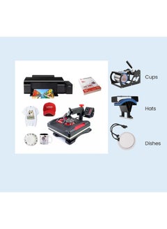Kalon NEW 7IN ONE Combo Multifunctional Heat Press, Machines T-shirt press Mug press Plate press Cap press Digital temperature control  Heat Press Machines  - Image 2