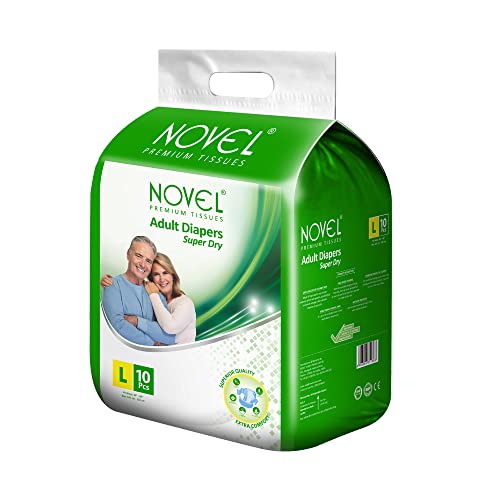 NOVEL Adult Diaper - Large (Pack of 2) Adult Diapers - L (20 Pieces) - Image 2
